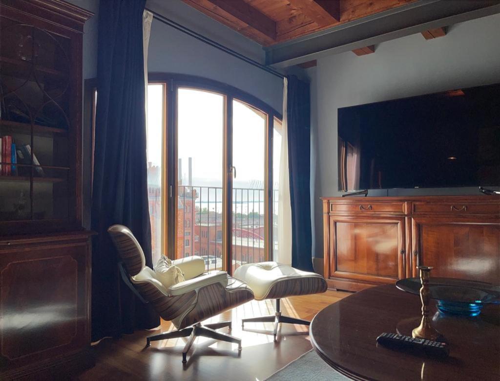 The Venice Penthouse And Rooftop-Terrace At Molino Stucky Bagian luar foto